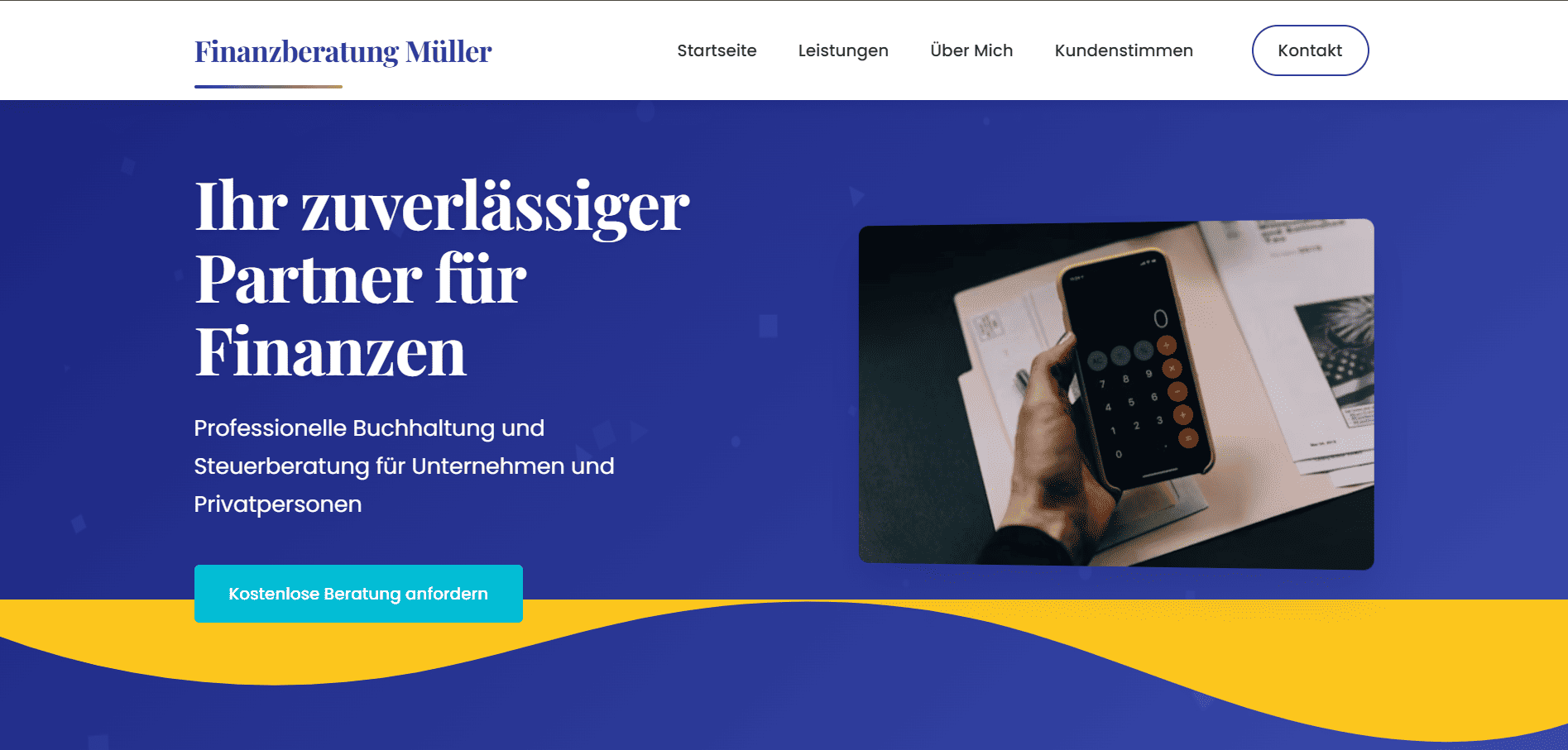 Beratungsunternehmen Website